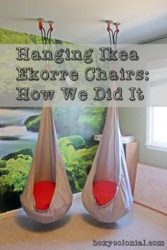 hanging chairs? WHAT!amazing!!!