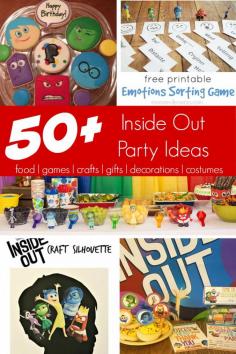 50+ Inside Out party ideas