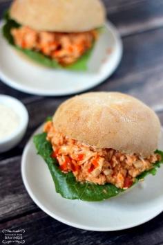 Perfect for entertaining guests or for an easy weeknight meal, this slow cooker Buffalo chicken recipe is great for serving on sandwiches or with crackers.