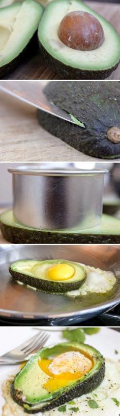 Avocado Fried Eggs | Recipe By Photo Holy yumminess batman!!