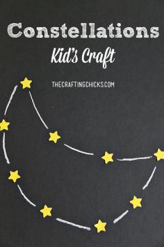 
                    
                        Constellations Kid's Craft - Space week activities
                    
                