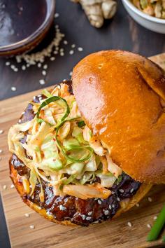 Korean BBQ Burger (recipe) / by The Cozy Apron