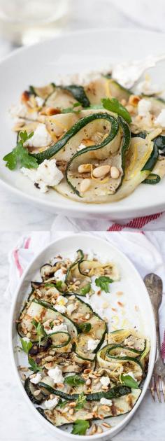 
                    
                        Here's a favorite way to serve your plethora of summer zucchini | foodiecrush.com
                    
                