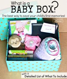 DIY Baby Memory Box to save baby memories. Includes a detailed list of what to include.