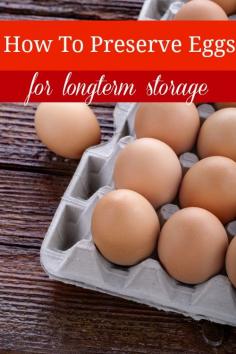 Did you know that you can preserve eggs to be stored for 6-9 months with NO refrigeration? You sure can and I can show you how!
