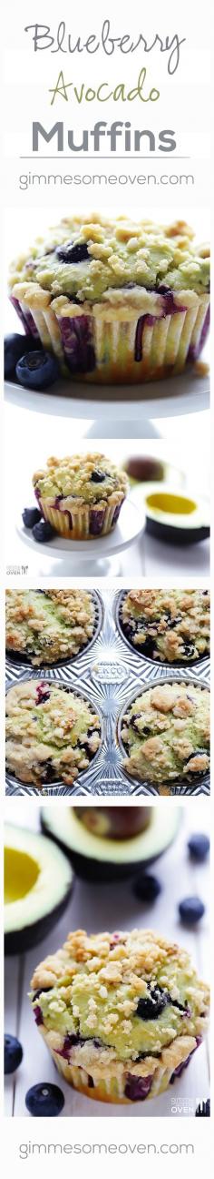 Blueberry Avocado Muffins Recipe