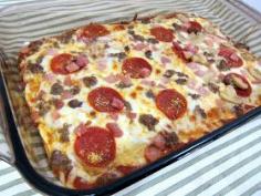 LowCarb / No Crust Pizza - lowcarb-protein pizza