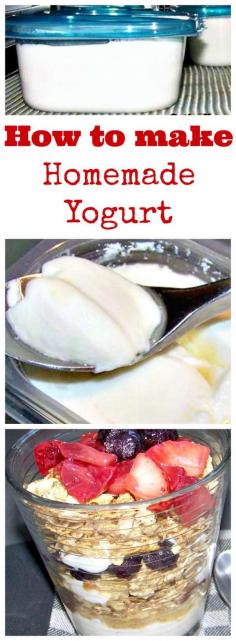 
                    
                        How to make Homemade Yogurt. A very easy guide to making your own yogurt and flexible with so many uses, from breakfasts, baking, desserts, marinades and many savory recipes. Or simply enjoy on it's own with some fresh fruit!
                    
                