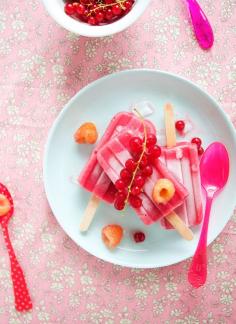 5 Summer popsicle recipes: Red currant & Raspberry