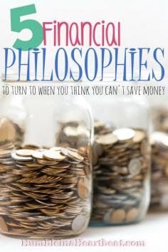 Saving money comes easier to some people, but probably because they have adopted a few of these financial philosophies to help them save more. Are you willing to change so you can put more away?