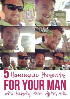 
                    
                        5 Homemade Presents for your Man! | Happily Ever After, Etc.
                    
                