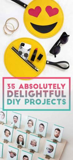35 Completely Awesome DIY Projects #crafts #tutorial #idea #home