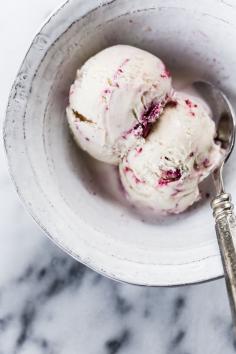 roasted cherry lavender ice cream recipe perfect for summer