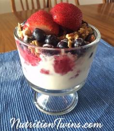 
                    
                        Granola-Berry Parfait | Only 182 Calories | Sweet, Creamy & Crunchy | Satisfying, Prevents overeating thanks to fiber and protein | For Nutrition & FitnessTips & MORE RECIPES, PLEASE SIGN UP for our FREE NEWSLETTER www.NutritionTwin...
                    
                