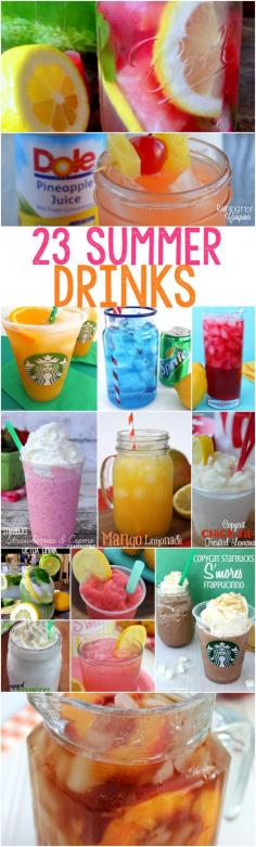 23 Summer Drink Recipes