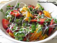 
                    
                        Strawberry and Citrus Salad with Avocado | Only 104 Calories | Sweet & Creamy | Helps skin to rejuvenate & Glow |For MORE Nutrition & Fitness Tips & RECIPES please SIGN UP for our FREE NEWSLETTER www.NutritionTwin...
                    
                