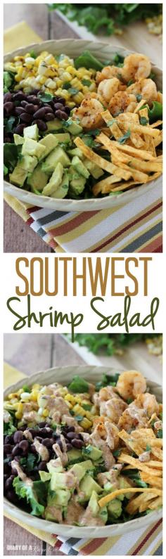 Southwest Shrimp Salad - Diary of a Recipe Collector