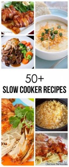 50 delicious slow cooker recipes, i love my crock pot.