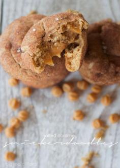 Brown Butter Salted Caramel Snickerdoodles