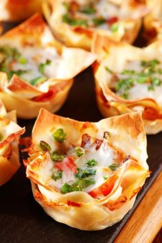 Spicy Italian Ham and Cheese Cups