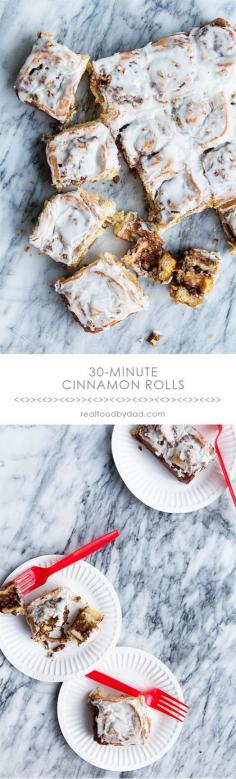 30-minute Cinnamon Rolls  Breakfast Recipe