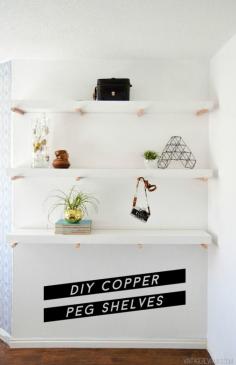 DIY Copper Peg Shelves Project Tutorial vintagerevivals.com-10 copy