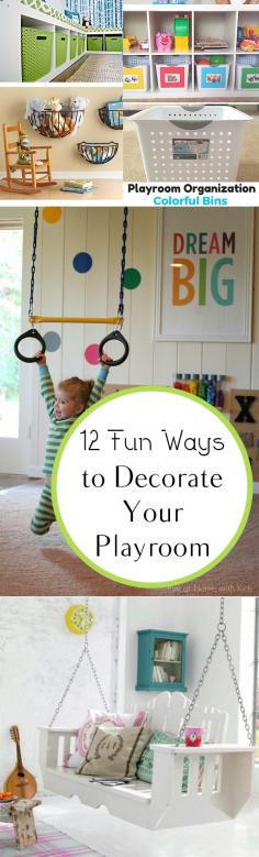 12 Fun Ways to Decorate Your Playroom