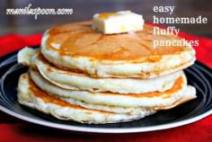Manila Spoon: Easy Homemade Fluffy Pancakes. Looks like an easy, yummy recipe!