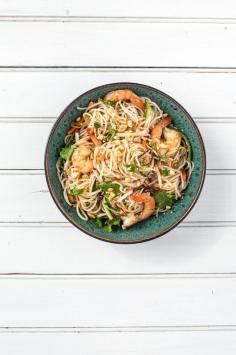 
                    
                        LEMONGRASS RICE NOODLE SALAD
                    
                