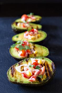 Grilled Stuffed Avocados.