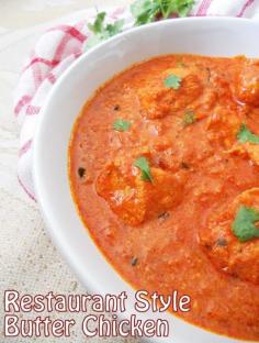 Learn how to make quick and easy restaurant style butter chicken at home picture #tutorial. #Indian  #Food