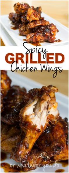Spicy Grilled Chicken Wings Recipe