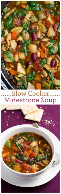Slow cook Olive Garden imitation minestrone
