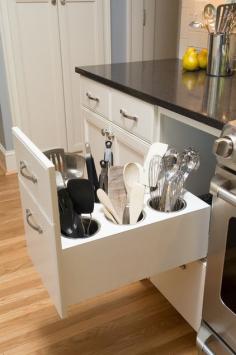 Kitchen utensil storage ideas