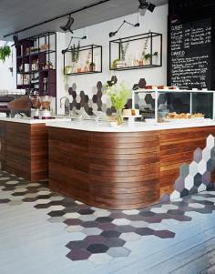 
                    
                        A Creative Way To Transition Between Hexagonal Tiles And Wood
                    
                