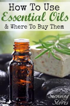 How to use essential oils and where to buy them! Recommended young living.