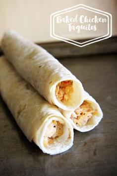 
                    
                        Baked Chicken Taquitos at Sweet Rose Studio
                    
                