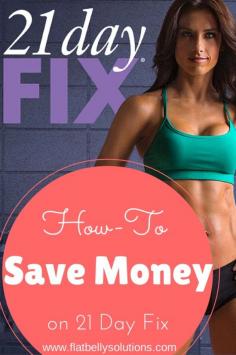 21 Day Fix Meal Plan: How-to Save Money doing 21 Day Fix! #21dayfix http://www.teambeachbody.com/marycatherine22