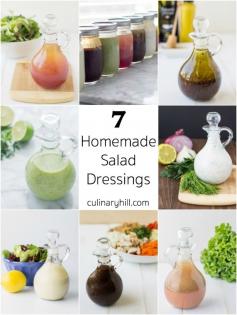
                    
                        7 simple Homemade Salad Dressing ideas to shake up your salad! Most are ready in minutes and use pantry ingredients. All are easy, fresh, and flavorful!
                    
                