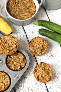 
                    
                        Banana Zucchini Oatmeal Cups + 6 Healthy Zucchini Recipes | TheRoastedRoot.net
                    
                