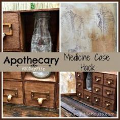 #30dayflip June project - DIY Knock off/Hack project! Check out this amazing Apothecary Case Hack!