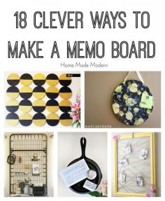 
                    
                        ways to make a memo board
                    
                