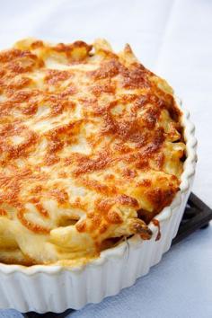 Greek Pastitsio (Baked Pasta with Ground Beef) I get this at St. Sophia's Greek Food Festival every year.