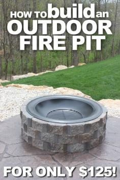 Build an outdoor firepit