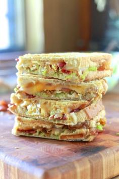 Chicken, Bacon and Avocado Panini. You won't find a better tasting lunch recipe!