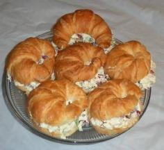Chicken Salad sandwiches (Can use mini croissants)