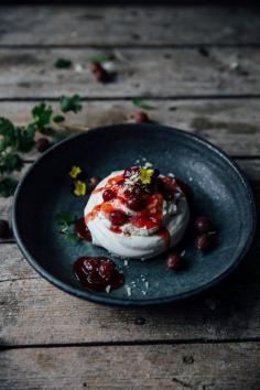 
                    
                        Mini Pavlova's with Gooseberry Compote and Edible Flowers Recipe
                    
                