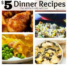 Try these delicious and inexpensive $5 dinner recipes for the whole family.