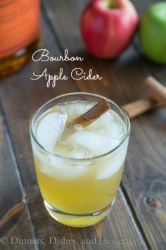 This Bourbon Apple Cider recipe turns fresh apple cider into the perfect fall cocktail that your guests will love! Try this as your next specialty party drink this season!
