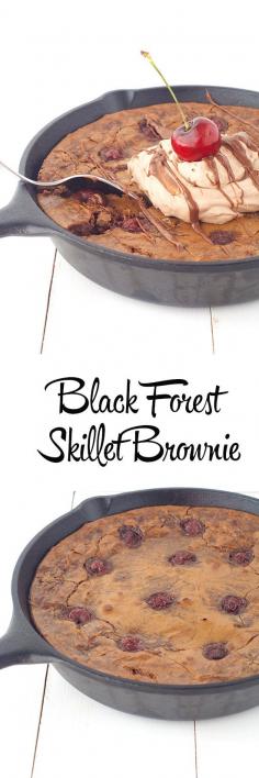 Black Forest Skillet Brownie